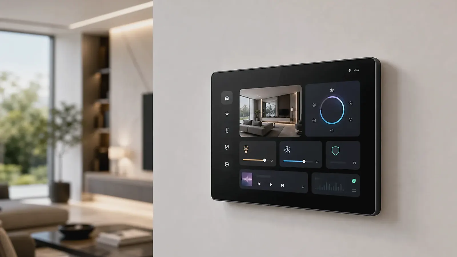 Smart Control Panel for Hotel, Apartment, and Room Control Projects