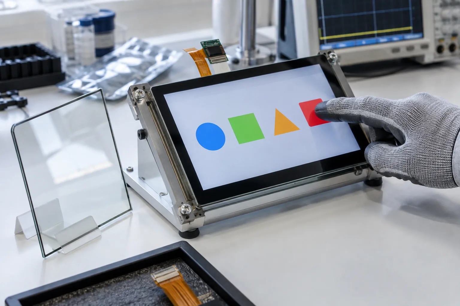 Touchscreen HMI Board Selection: Capacitive Touch, Cover Glass, Cable, and EMI Issues