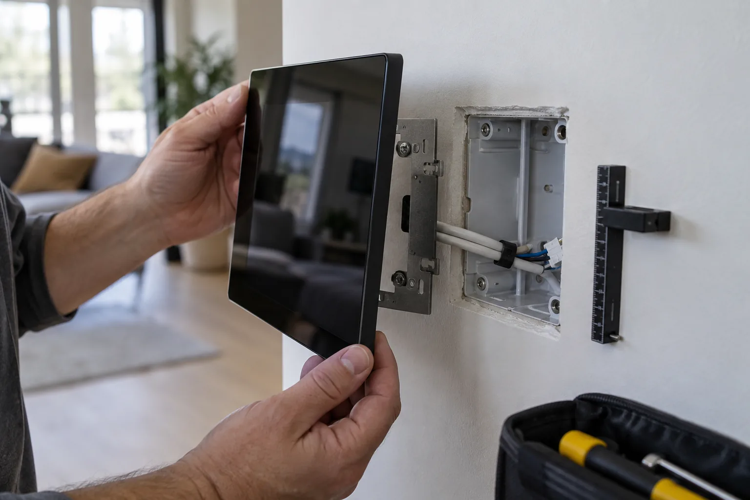 Wall-Mounted Smart Control Panel Mechanical Planning: Back Box, Mounting, and Heat