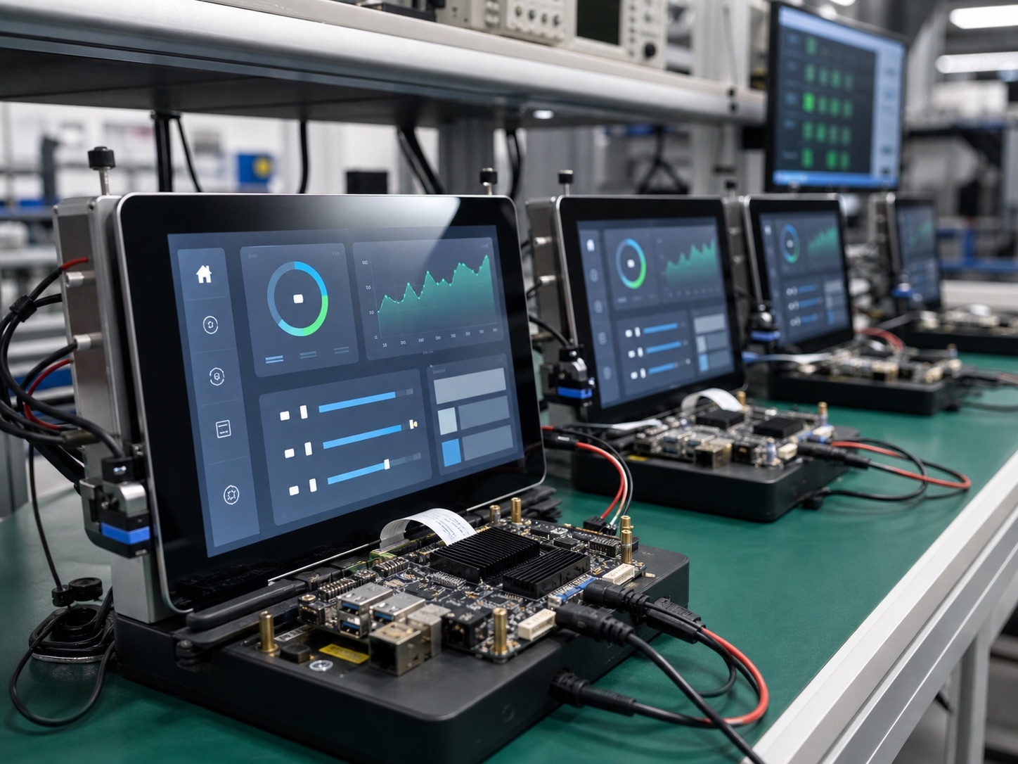 HMI board functional testing and production support