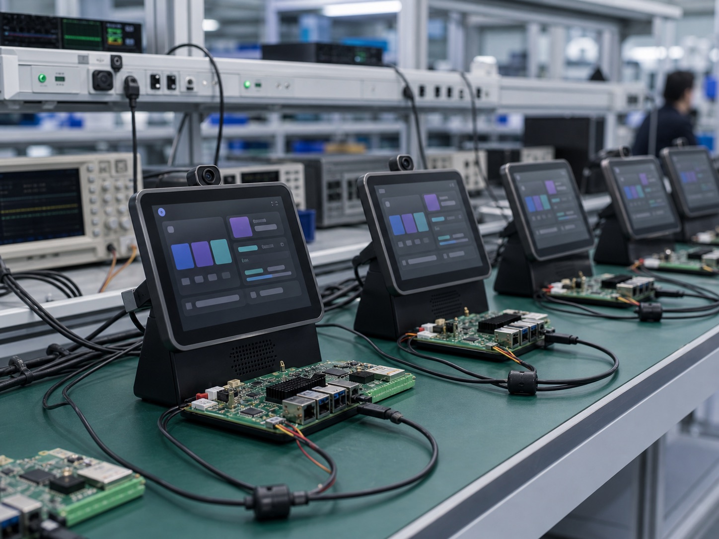 Custom terminal mainboard for product-specific peripheral integration